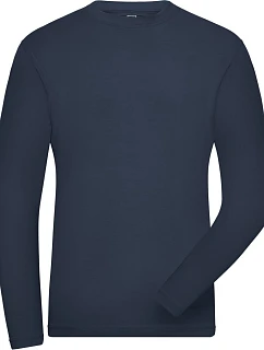 Daiber JN 1804 Pánské pracovní elast. tričko - Solid 02.1804 navy