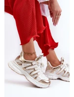 Dámské tenisky na masivní podrážce bílé Ellerai Dámské tenisky na masivní podrážce bílé Ellerai