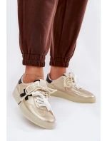 Nízké dámské sportovní boty zlaté Zelevelis Nízké dámské sportovní boty zlaté Zelevelis