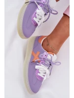 Nízké Dámské Sportovní Boty Fialové Zelevelis