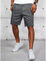 Pánské tmavě šedé teplákové šortky FashionStreet SX2207