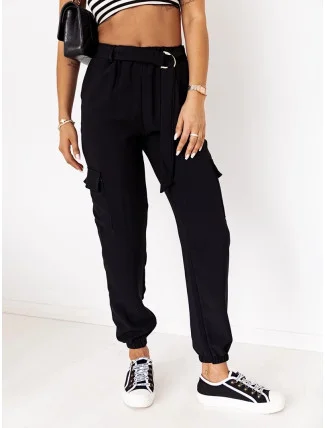 Černé dámské kalhoty bojovky (8266) Černé dámské kalhoty bojovky (8266)