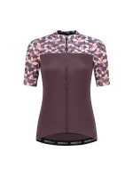 Rogelli ESSENTIAL GRAPHIC dres bordó-korálová M