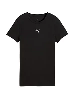 Dámské tričko Puma Ess Centered Cat Logo Tee, černé, 692916 01