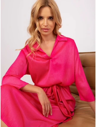 LK SK 509348 šaty.04 tmavě růžová LK SK 509348 šaty.04 tmavě růžová