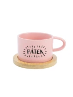 PÁTEK - růžový hrníček makronka 200 ml PÁTEK - růžový hrníček makronka 200 ml
