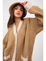 Svetr na zapínání model 170817 Rue Paris Svetr na zapínání model 170817 Rue Paris