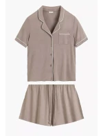 Pyžamo Atlantic NLP-496 kr/r S-2XL pruhované