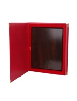 Polstrované pouzdro červené