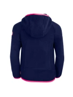 Trollkids Dívčí fleecová bunda Mandal s kapucí pro dívky tmavě modrá (358-114)