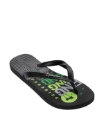 Pánské žabky Ipanema Graphics black-green 83532-AP253