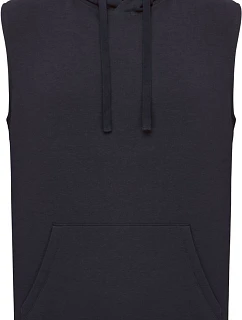 Kariban ProAct PA 393 Unisex mikina s kapucí bez rukávů 20.P393 navy
