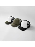 Beechfield B 645 5 panelová kšiltovka Vintage Trucker 53.0645 black/white