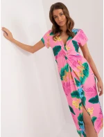 Šaty DHJ SK 17302K 1.69 růžová Šaty DHJ SK 17302K 1.69 růžová