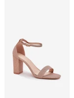 Sandály na podpatku  model 215640 Step in style