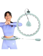 Hula hop HMS HHM14 s magnety, závažím a zeleným počítadlem Hula hop HMS HHM14 s magnety, závažím a zeleným počítadlem