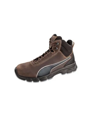 Boty Puma Cordur Brown Mid M MLI-S14B9 dark brown