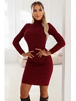 Dámské šaty 652-1 Bordó - Numoco