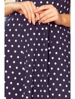 241-1 STELLA Šaty se skládaným výstřihem - BLUE DREAMS