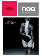 Dámské samodržící punčochy Knittex Guilty 20 den