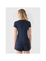 Dámské hladké tričko slim 4F NOSH4TSD001B-31S