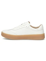 Dámské kožené boty na platformě bílé Filippo DP7543/26