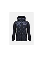 Bunda Peak Performance M Helium Down Hybrid Hood, černá Bunda Peak Performance M Helium Down Hybrid Hood, černá
