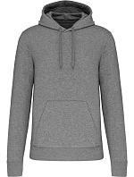 Kariban K 4027 Pánská eco-friendly mikina s kapucí 20.4027 grey heather