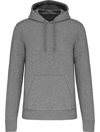Kariban K 4027 Pánská eco-friendly mikina s kapucí 20.4027 grey heather