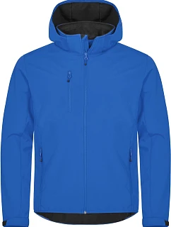Clique Classics Softshell Hoody M Pánská 3-vrstvá softshellová bunda s kapucí 67.0912 royal blue