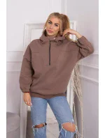 Mikina s kapucí mocca Mikina s kapucí mocca