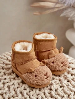 Zateplené Dětské Sněhové Boty Lamy Camel Esandira