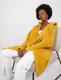 Dámský kabát  MBM  PL 1518.95P tmavě žlutý