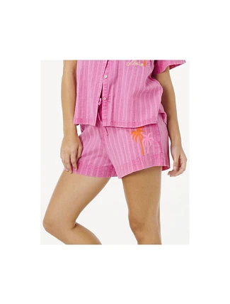 Dámské šortky RIP CURL Hotel Malibu Embroid Short, růžové