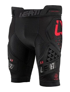 Šortky s chrániči LEATT Impact Shorts 3DF 5.0, velikost L, černé
