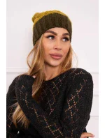 Paris fleecová čepice K212 kiwi+khaki Paris fleecová čepice K212 kiwi+khaki