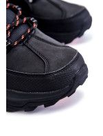 Pánské zateplené trekové boty Cross Jeans KK1R4018C černe
