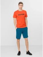 Pánské tričko H4L22-TSM010-70S oranžové - 4F Pánské tričko H4L22-TSM010-70S oranžové - 4F