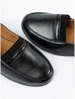 Trendy dámské polobotky černé na klínku Trendy dámské polobotky černé na klínku