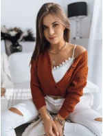 Dámský svetr MINSTRAL červený FashionStreet MY1612