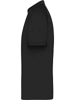 Daiber JN 1308 Pánské piqué polo se zipem 02.1308 black/black