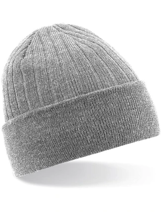 Beechfield B 447 Thinsulate™ pletená čepice 53.0447 heather grey Beechfield B 447 Thinsulate™ pletená čepice 53.0447 heather grey