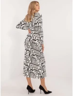 LK SK šaty 509797.27 bílá a černá LK SK šaty 509797.27 bílá a černá