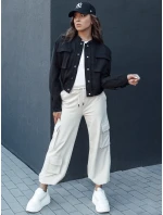 Dámská bunda bomber PRIEV černá FashionStreet TY4307