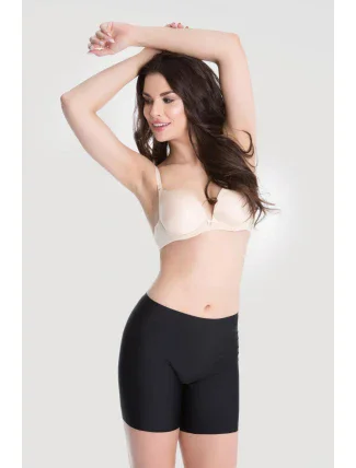 Stahovací kalhotky s nohavičkou Bermudy Comfort černá - Julimex