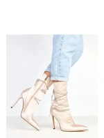 Boty na podpatku model 217942 Solea Boty na podpatku model 217942 Solea