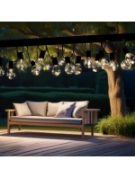 PARTY LIGHT VENKOVNÍ GIRLANDA 20 100LED ŽÁROVEK 5,8M 230V