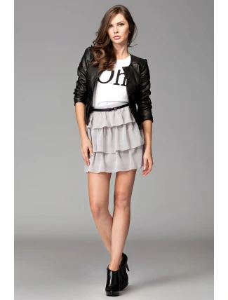 Buďte frivolní sukně...! M093 šedá - Figl Buďte frivolní sukně...! M093 šedá - Figl