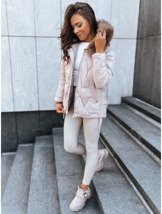 Dámská zimní bunda SNOW beige FashionStreet TY3817