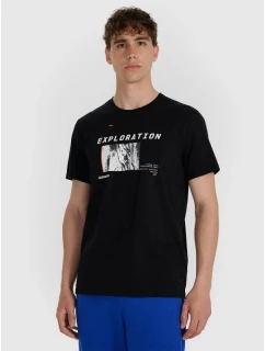 Pánské tričko s potiskem 4F 4FWAW25TTSHM3130-20S